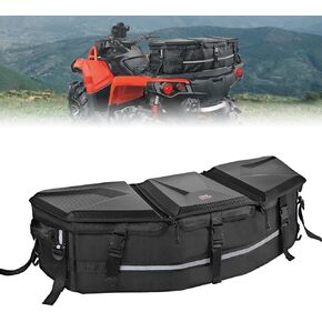 KEMIMOTO ATV Cargo Bag, ATV Bed Box 50L Front Bag Rear Rack Toolbox Trunk Cooler Bag Compatible with Can-am X3 Outlander Renegade 500 800 570 850 650 1000 MAX 500, Replace OEM #715002923 (Black)