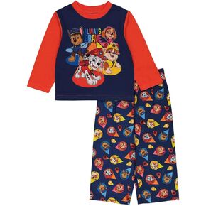 Nickelodeon Boys' Paw Patrol | Baby Shark 2-Piece Loose-fit Pajama Set, Soft & Cute for Kids