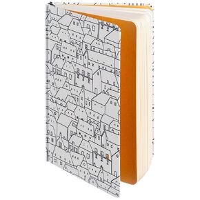 DIVERSEBEE Hardcover Lined Journal Notebook, Medium A5 (5.8 x 8.3 inches), 192 Pages, Thick Paper, Aesthetic Journals for Writing, Office School Bible Journaling Supplies (City on a Hill)