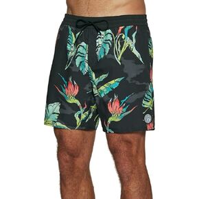 Volcom Men's Standard 17-inch Elastic Waist Surf Swim Trunks