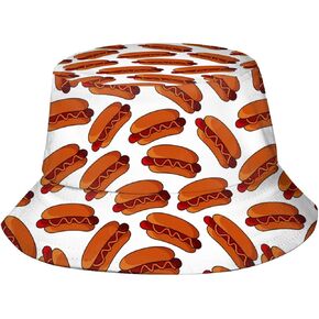 Funny Pattern Bucket Hat, Unisex Summer Sun Hat Packable Beach Travel Fisherman Cap for Women Men