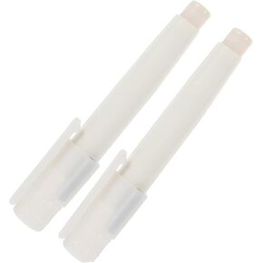 NUOBESTY 2pcs Chalk Set Dustless Chalk Teachers Chalk Clip Adjustable Chalk Holder Chalk Stick Holder Plastic White Chalk Cover Graffiti Pen Clip Creative Chalk Clip Lightweight Extender
