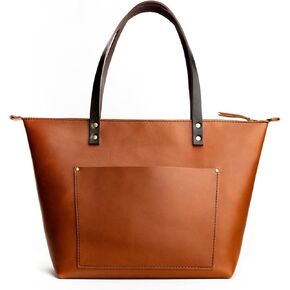 Zipper Tote Bag – Handmade, Durable & Unlined – Interior & Exterior Pockets