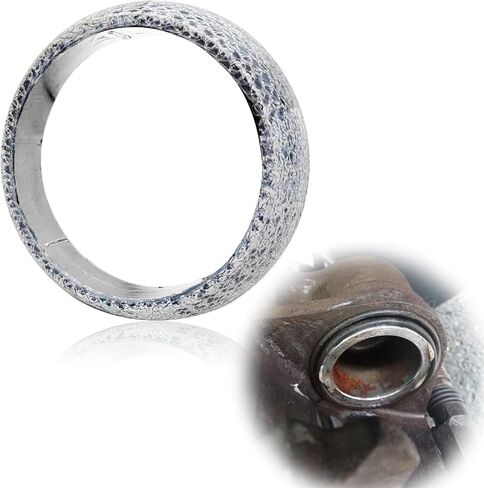 48mm Exhaust Manifold Gasket, High Grade Graphite Exhaust Manifold Gasket Muffler Gasket Replacement to Prevent Leaking Between Exhaust Manifold and Exhaust Pipe 48mm in Saudi Arabia