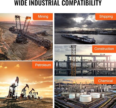 VEVOR Hydraulic Pressure Test Kit, 10/100/250/400/600bar, 5 Gauges 13 Test Couplings 14 Tee Connectors 5 Test Hoses, Hydraulic Gauge Kit with Sturdy Carrying Case, for Excavator Construction Machinery in Kuwait