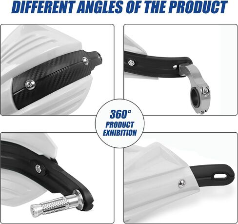 Universal Dirt Bike Handguards 7/8" 22mm and 1 1/8" 28mm Motorcycle Hand Guard for Dirt Bike Motorcycle Supermoto Racing ATV in Saudi Arabia