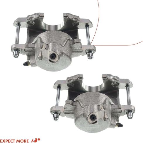 A-Premium Disc Brake Caliper Assembly Without Bracket Compatible with Select Chevy, Cadillac, Buick, GMC, Pontiac and Oldsmobile Models - Impala, Camaro, Caprice, LeSabre, Riviera - Front Driver in Saudi Arabia