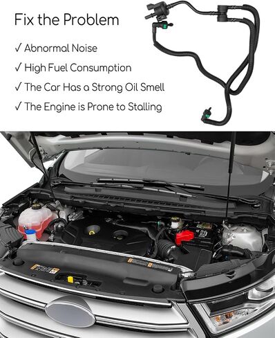 Vapor Canister Purge Valve Hose Fits for Ford Edge 2.0L EcoBoost Lincoln MKX Lincoln MKZ Lincoln Nautilus 2015-2023, Durable Tube Assembly Fuel Vapour Separator Replace F2GZ9D289A in Saudi Arabia