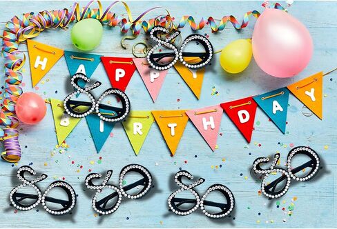 Birthday Glasses, birthday party glasses, Funny Plastic Eyewear Birthday decorations in Kuwait