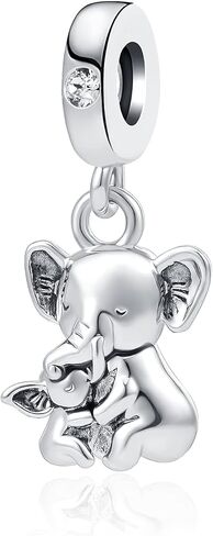 Pet Dog Cat Charm for Pandora Bracelets Paw Print Bead for Mothers Day Gifts Jewelry in Saudi Arabia
