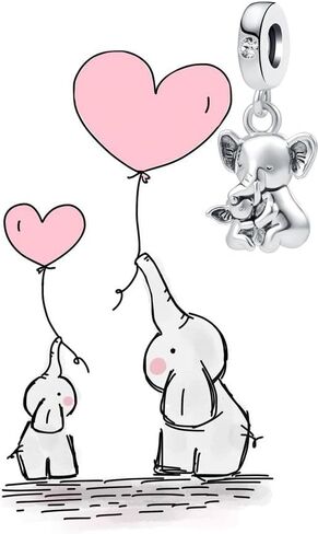 Pet Dog Cat Charm for Pandora Bracelets Paw Print Bead for Mothers Day Gifts Jewelry in Saudi Arabia