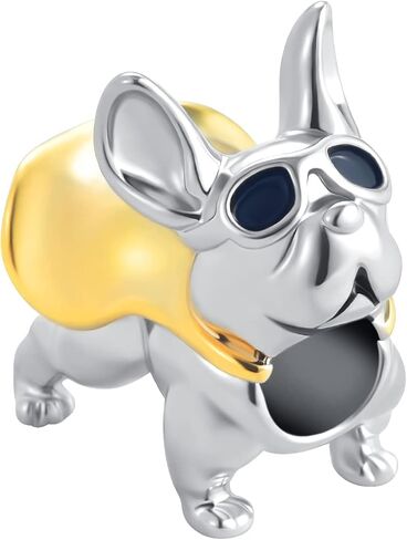 Pet Dog Cat Charm for Pandora Bracelets Paw Print Bead for Mothers Day Gifts Jewelry in Saudi Arabia