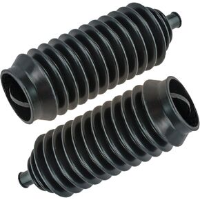 TRQ Steering Rack and Pinion Bellows Boot LH & RH Kit Set of 2 Compatible with Ford Volvo