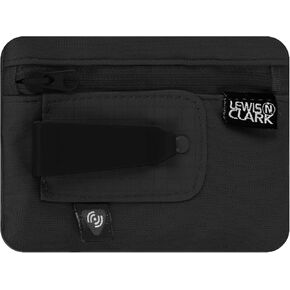 Lewis N. Clark RFID Hidden Clip Stash Money Belt Travel Pouch + Credit Card/Id Holder for Women & Men