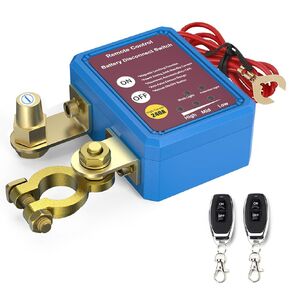 Kill Switch for Car - Remote Battery Disconnect Switch 12V 240A - Car Kill Switch Anti-Theft - Automatic Cut/Shut Off Battery Switch for Auto, RV, ATV,Truck, Marine, Boat