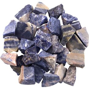 Hilitchi 1lb Bulk Raw Amethyst Stone Rough Crystal Stone for Cabbing, Tumbling, Cutting, Polishing, Wire Wrapping,Gem Mining, Wicca, Reiki and Crystal Healing