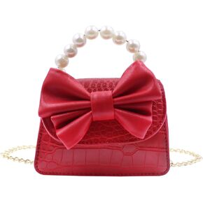 Kids Small Crossbody Purse for Girls Little Girls Toddler Mini Shoulder Wallet with Bow