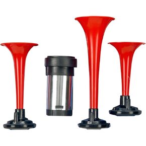 Wolo (405) Airmite 3 Trumpet Horns - 12 Volt
