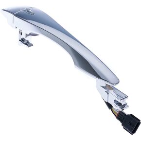 Master Tailgaters Chrome Exterior Door Handle Replacement for Nissan Altima 2013-2015 (w/Smart Entry System, 4 Pins) OE Part # 80640-3TA1A | Front Door Without Keyhole | Easy to Install