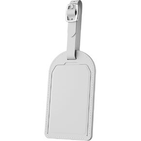 Trvlr Tag - Vegan Leather Luggage Tag with Built-in Trackable Technology (Brown)