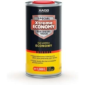 XADO Xtreme Diesel Injector Cleaner Fuel Additive for Semi Trucks - Diesel Fuel Treatment - EGR Valve Cleaner - Fuel Economy Friction Modifier - Increase MPG and Lubrication (can 500 ml)