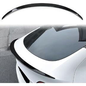for Tesla Model Y Rear Spoiler Original Trunk Wing ABS for 2020-2024 Tesla Model Y Rear Trunk Spoiler Lip Tail Wing Rear Trunk Lid Model Y Accessories(Red)