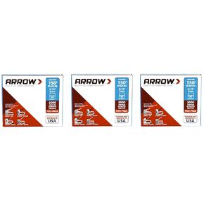 Arrow Fastener 505IP Genuine T50 5/16-Inch Staples, 5,000-Pack - 3 Pack