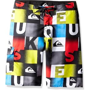 Quiksilver Boys' Word Checked Boardshort