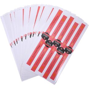 100pcs Stickers Sticker Decals Decorative Baking Labels Decorative Label Sticker Label Self Adhesive Paper Sticker Packaging Sticker Biscuit Kraft Paper Baker