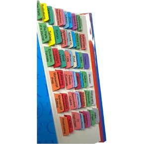Book Tabs for The Chicago Manual of Style 2024 17th Edition. Laminated, Color-Coded, and Removable Tabs (Book not Included)