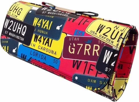 JNB License Plate Faux Patent Leather Clutch with Bow in Saudi Arabia