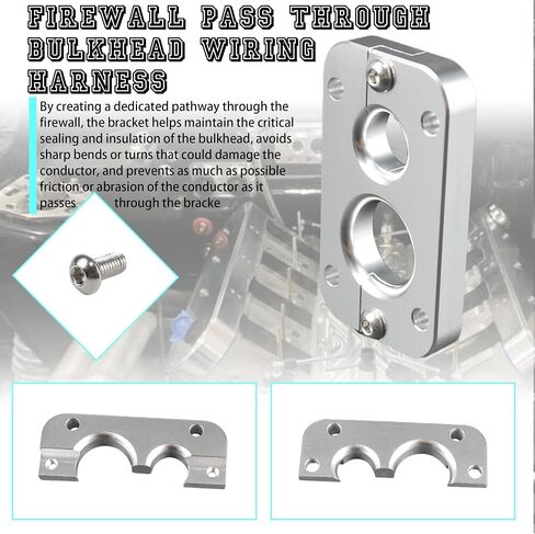 ممر جدار الحماية من خلال حزام الأسلاك الحاجز المتوافق مع Holley Terminator X Max - يزيل جروميت في جدار النار ويستبدل 01232023 in Saudi Arabia