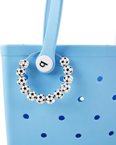 Wooden Beads Charm for Bogg Bag and Simply Southern Tote,12Pcs Wooden Beads Decorative Accessory for Beach Handbag in Saudi Arabia