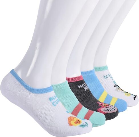 Disney Women's Alice in Wonderland 5 Pack No Show Socks in Saudi Arabia