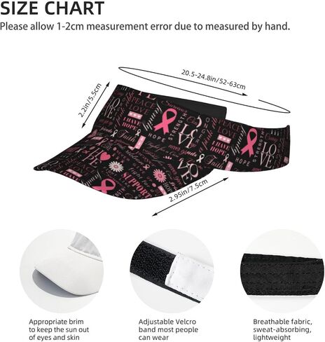 Sun Visors for Women & Men, Adjustable Sports Visor Hats for Outdoor Tennis Golf Running in Saudi Arabia