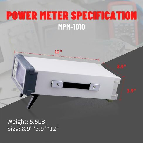 عداد الطاقة MATRIX MPM-1010، مقياس واط 15 هرتز - 650 هرتز، اختبار التيار والجهد لمقياس الطاقة AC/DC، مقياس متعدد عالي الدقة مع مجموعة الحد العلوي والسفلي وإنذار ضوء الصوت in Kuwait