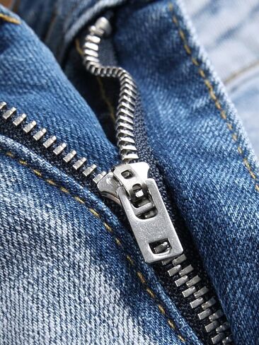 Men’s Jeans Slim Fit Skinny Jeans for Men, Stacked Straight Leg Fashion Ripped Jeans Pants for Men in Saudi Arabia