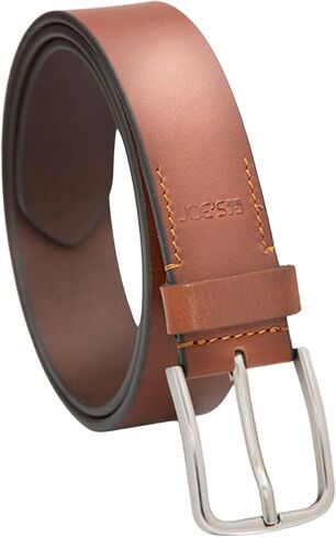 Men's 38MM Non Stitched Casual Belt - 100% Full Grain Leather in Saudi Arabia
