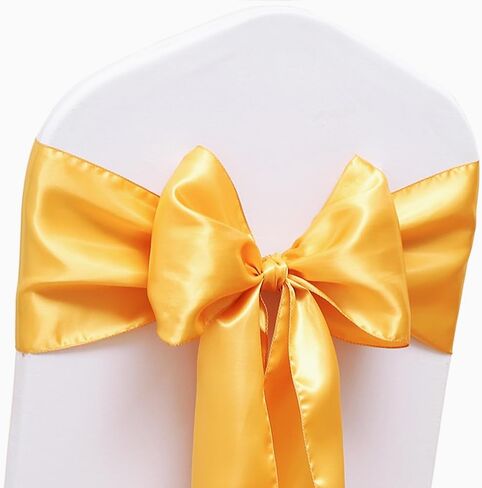 50 Pack Satin Baby Blue Chair Sashes Bows for Wedding Party Birthday Baby Shower Gender Reveal Decorations, Light Blue Chair Sashes Ties for Folding Chairs Banquet Party Christmas in Kuwait