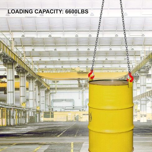 VEVOR Chain Sling, 5/16 Inch X 5 Ft Lifting Chains with Hooks, G80 Engine Chain Hoist Lifts, 11000LBS Lifting Sling Chains for Engine Hoist, Engine Lift Chain 5T with 4 Leg Grab Hooks and Adjusters in Saudi Arabia