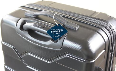 علامة الهوية الذكية التي تدعم الويب Dynotag®، وعلامة Delue Steel مع حلقة فولاذية مضفرة، مع DynoIQ™ وخدمة الاسترداد مدى الحياة. الماس (البرتقال سبليت) in Kuwait