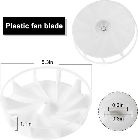S99080166 BP28 استبدال مجموعة محرك مروحة الحمام من Fetechmate Fit for Bro-an Nu-Tone 655 679 657 658 محرك مروحة العادم 70cfm 1.4 Amp 3000RP 120V CCW - استبدال مجاني لمدة عام in Saudi Arabia