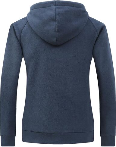 GIMECEN Women's Polar Fleece Hoodies Quarter Zip Sweatshirt Long Sleeve Sweaters Casual Pullover Jacket with Pocket in Kuwait