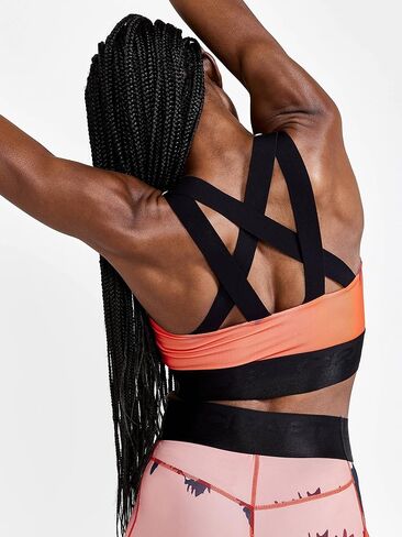 Craft Sportswear Women's Core Charge Sport Top, Light Support Sports Bra for Workout Running Training in Saudi Arabia