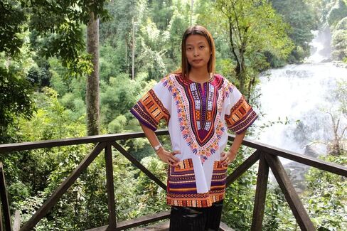 قميص RaanPahMuang ذو قصة كبيرة للغاية وأبيض أفريقي من Dashiki مصنوع من القطن مقاس كبير in Kuwait