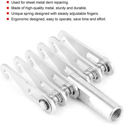 ماكسي تولز مخلب دنت - 6 أصابع مخلب معدني لمرفق مطرقة الشريحة دنت إصلاح مجتذب سلك تذبذب مستقيم غسالة دنت إصلاح مجتذب إصلاح أدوات السيارات in Kuwait