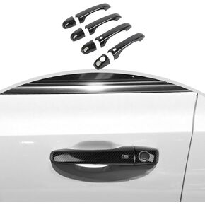 CheroCar Door Handle Cover Trim Exterior Accessories for Chrysler 300/300C 2011-2023,Black…