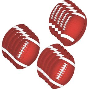 Frienda Football Cutout Large Classroom Bulletin Board Decoration Football Game Cutouts with Glue Point Dots School Wall Decor Sports Theme Birthday Party Supplies, 11.8 x 7.1 Inch(15 Pieces)