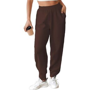 Aleumdr Women's High Waisted Sweatpants with Pockets Workout Running Jogger Pants Baggy Lounge Sweat Pants in Kuwait