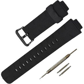 Resin Replacement Watch Strap/Watchband for Casio G-300-2A G-300-3A G-300-4A G-301B-1A G-301BR-1A G-306X-1A G-350-2A G-350-5A